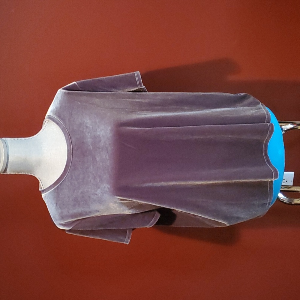 GAP Soft Gray Velour T-shirt Sz XXL